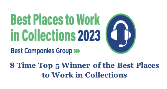 best places to work in collections winner banner